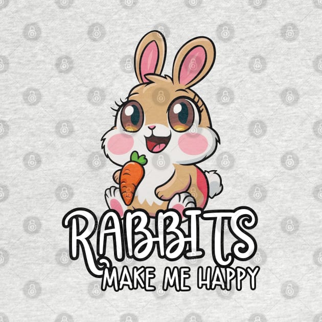 Happy Rabbit by Estrella Design